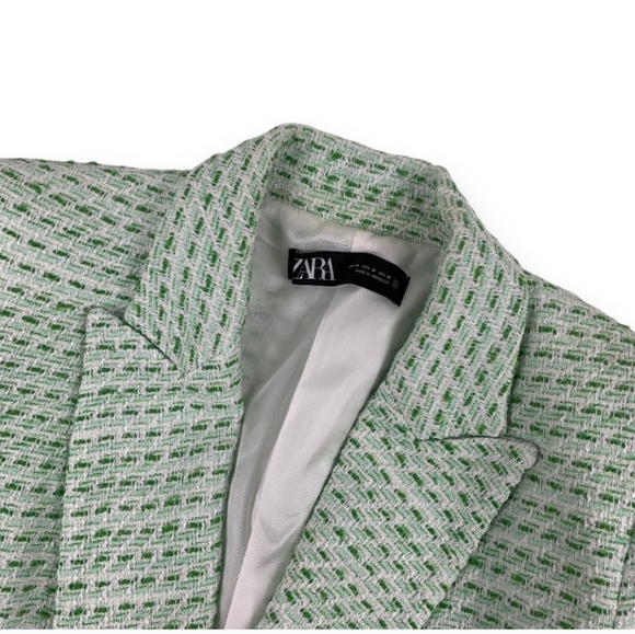 Zara Treed Oversized Double-breasted Blazer, Medium - Picture 3 of 8